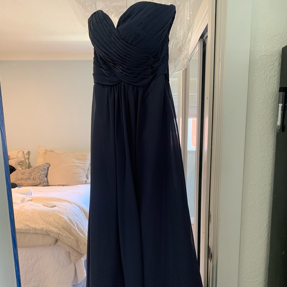 Azazie strapless stormy dress